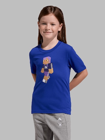 ADIDAS SPORTSWEAR Majica | modra barva: sprednja stran