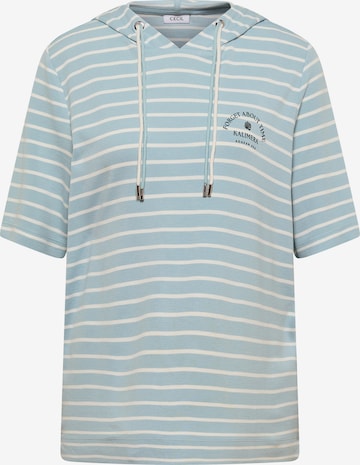 T-shirt CECIL en bleu : devant