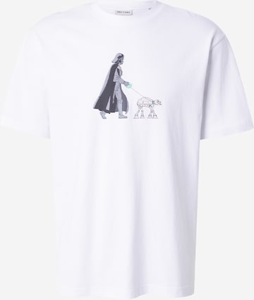 Only & Sons Футболка 'ONSSTAR WARS' в Белый: спереди