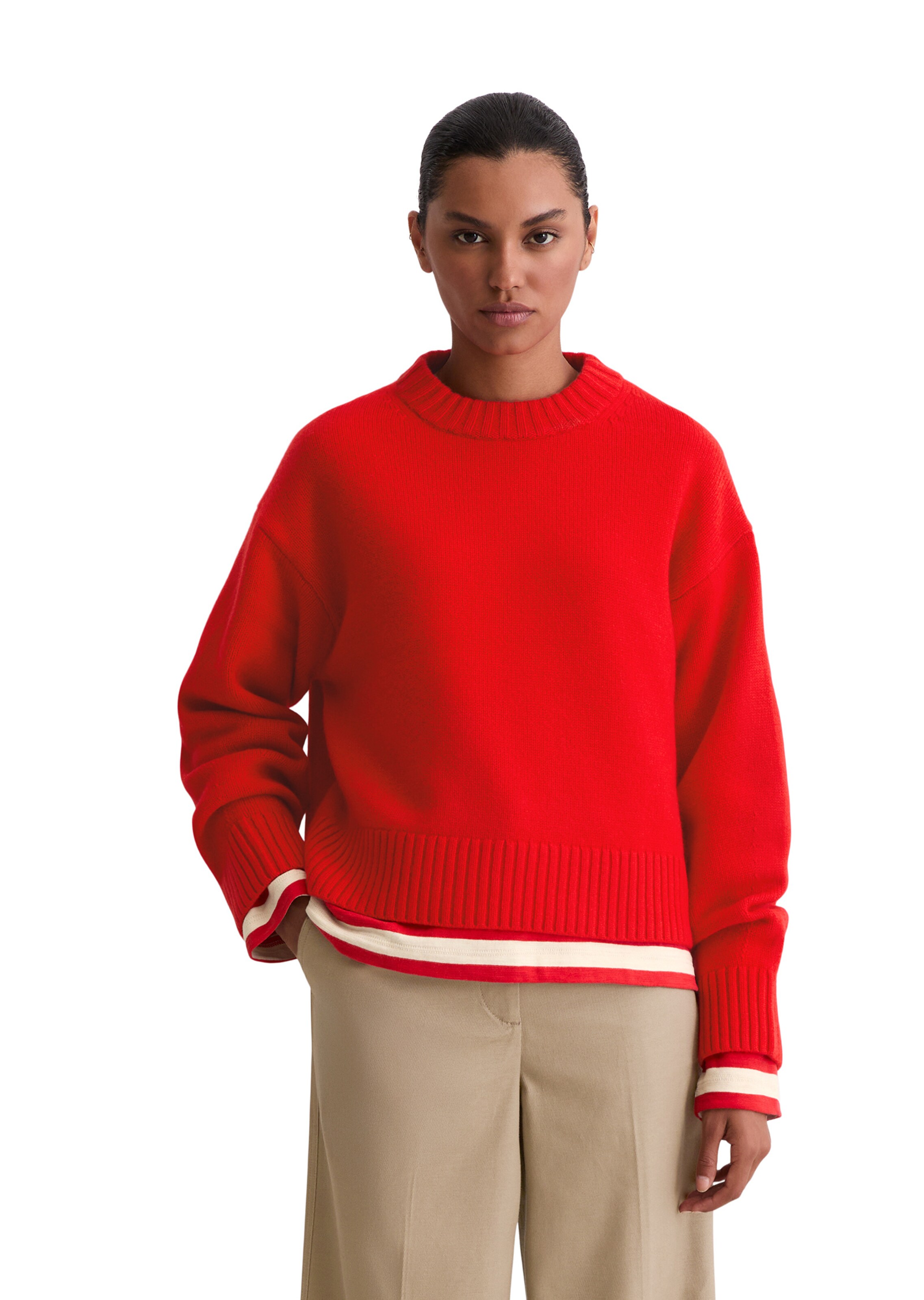 Marc O'Polo Sweater in Red: front