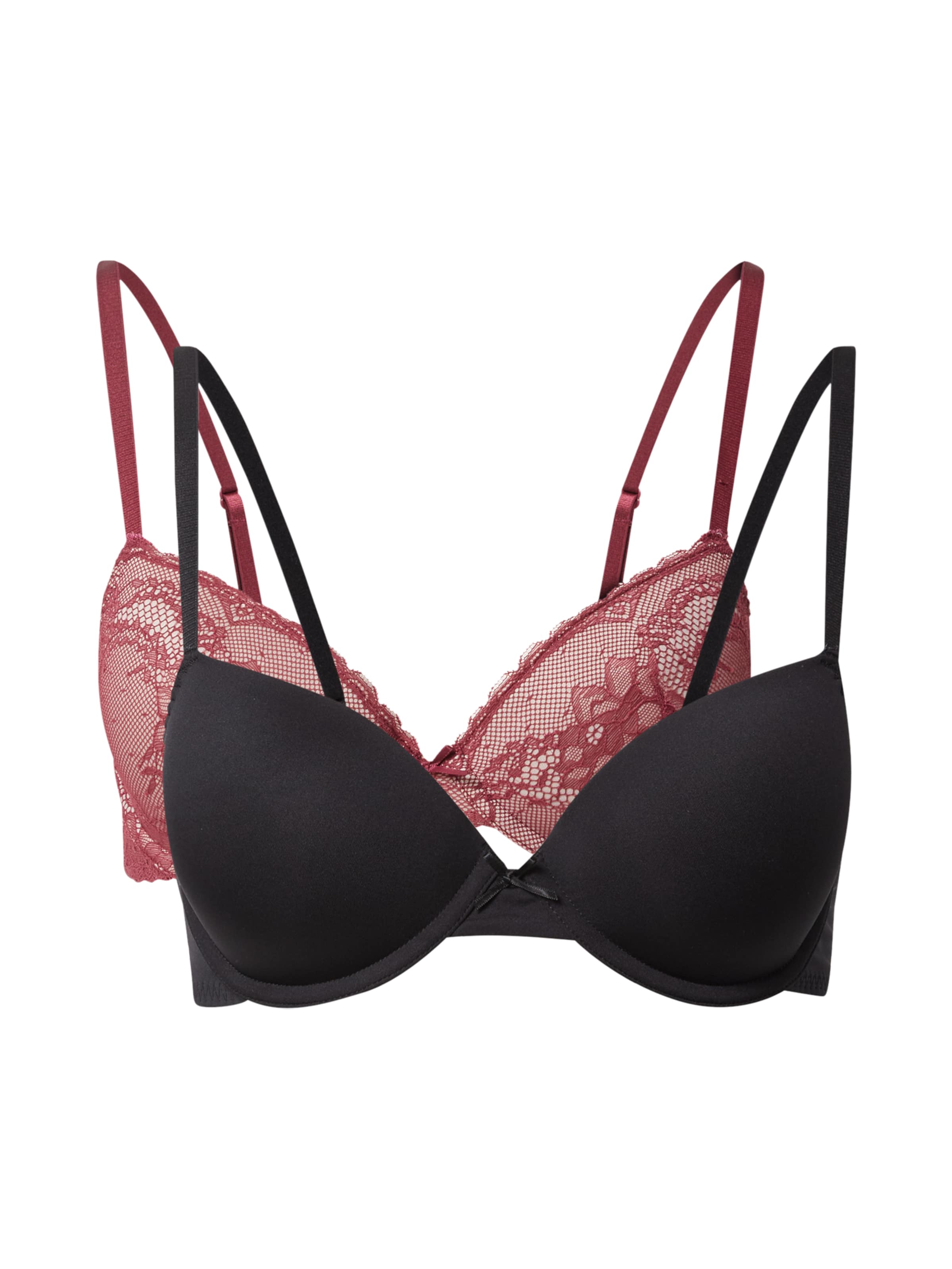 Dorina T-shirt сутиен Сутиен 'CHLOE' в червено: отпред