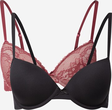 Dorina T-shirt Bra 'CHLOE' in Red: front