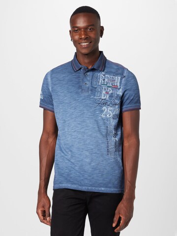 CAMP DAVID Shirt in Blue: front