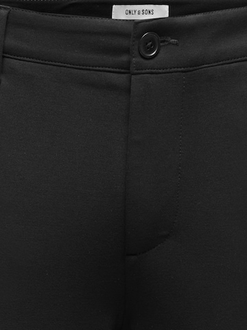 Only & Sons Regular Chino trousers 'ONSMARK' in Black