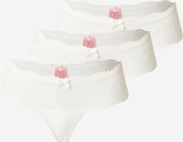 Hunkemöller Stringit 'Florence' värissä valkoinen: etupuoli