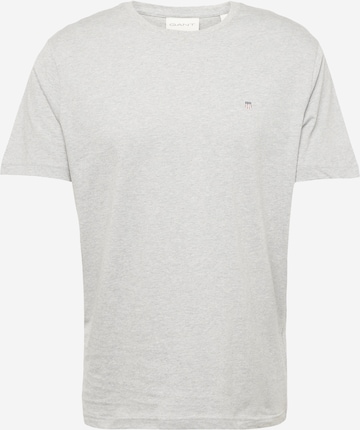 T-Shirt GANT en gris : devant