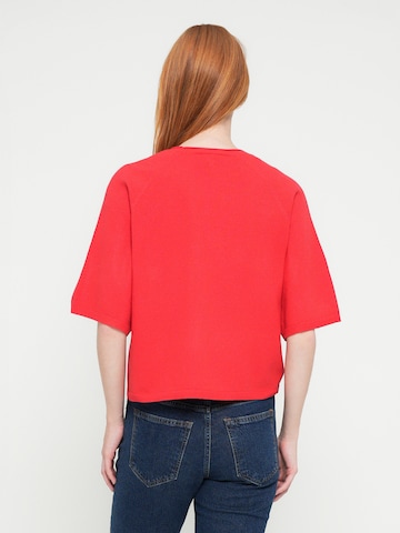 ONLY Sveter 'ONLLOYAL' - Červená