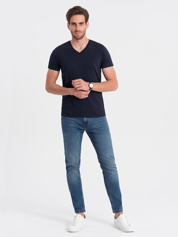 Ombre Shirt in Blauw