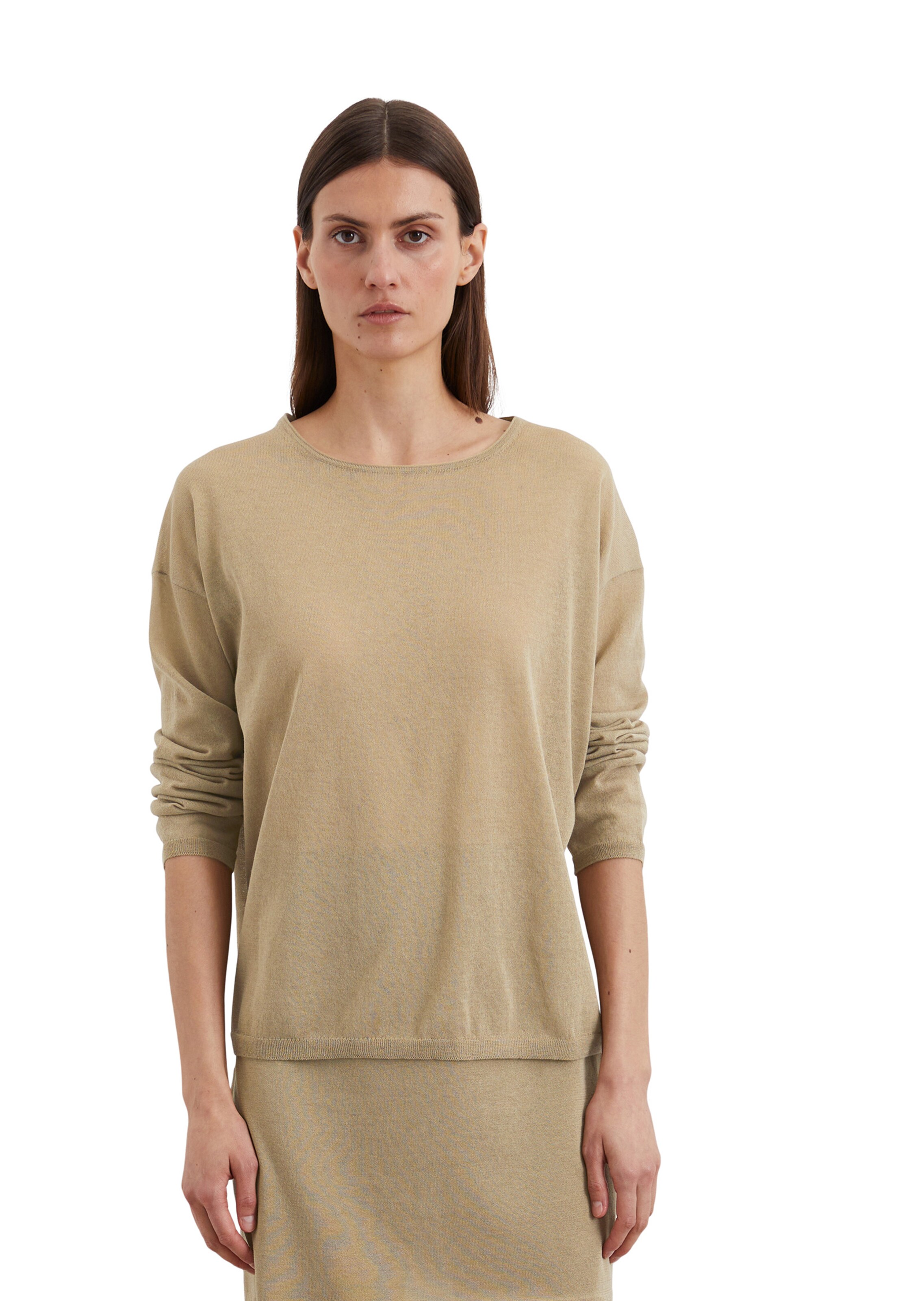 Marc O'Polo Sweater in Beige: front