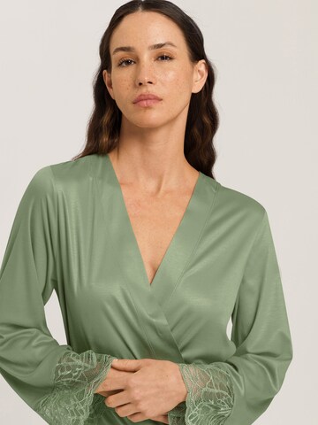 Hanro Dressing Gown ' Elia ' in Green