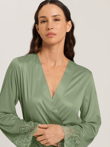 Hanro Dressing Gown ' Elia ' in Green