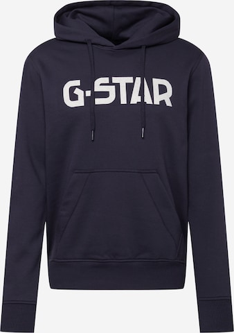 G-Star RAW Majica | modra barva: sprednja stran