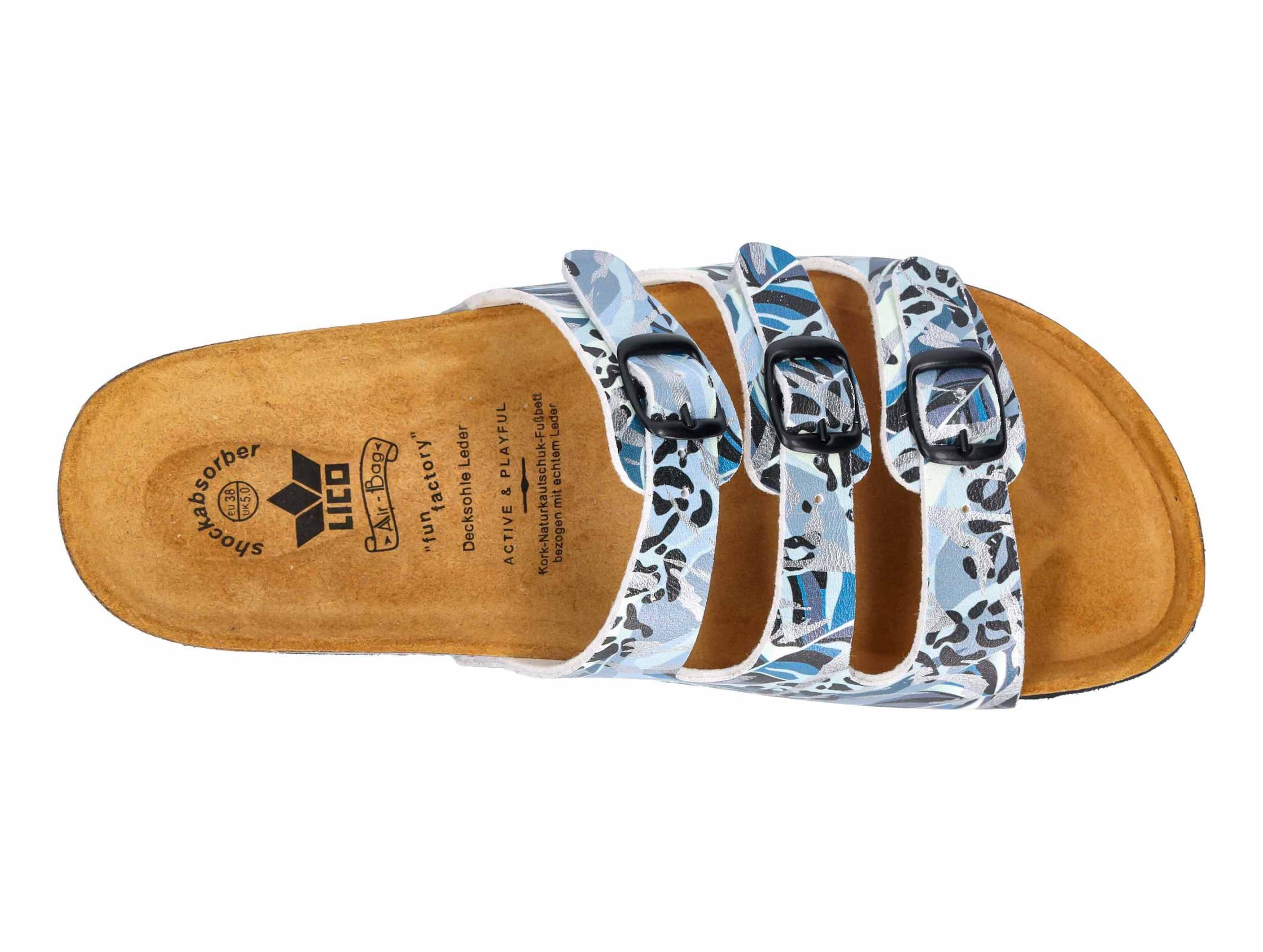 LICO Mules 'Bioline Sandra' in Blue