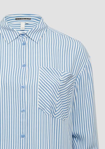 QS Blouse in Blauw