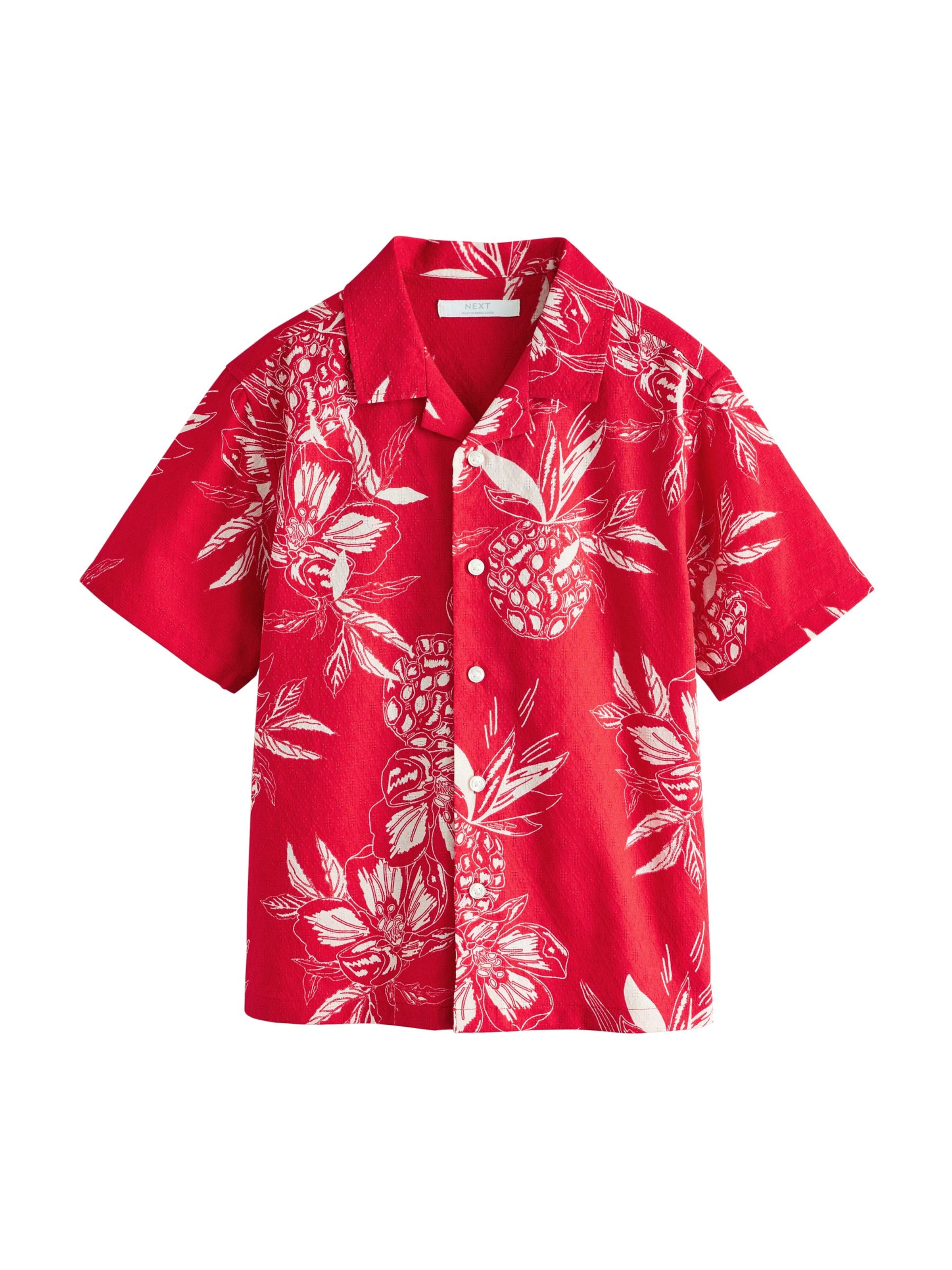 Next Regular Fit Hemd in Rot: Vorderseite