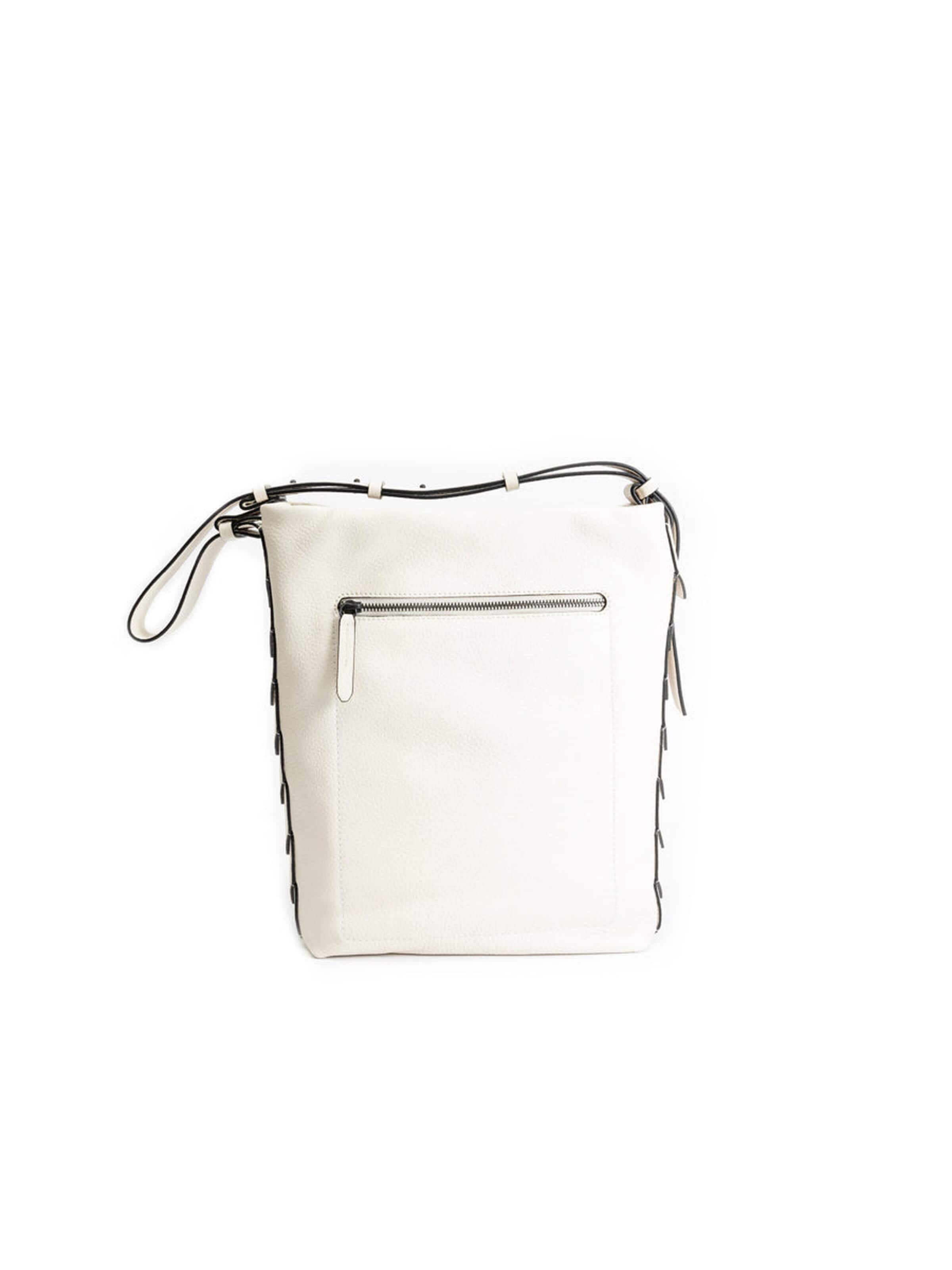 Clio Crossbody bag 'PANDION GRAINED' in White