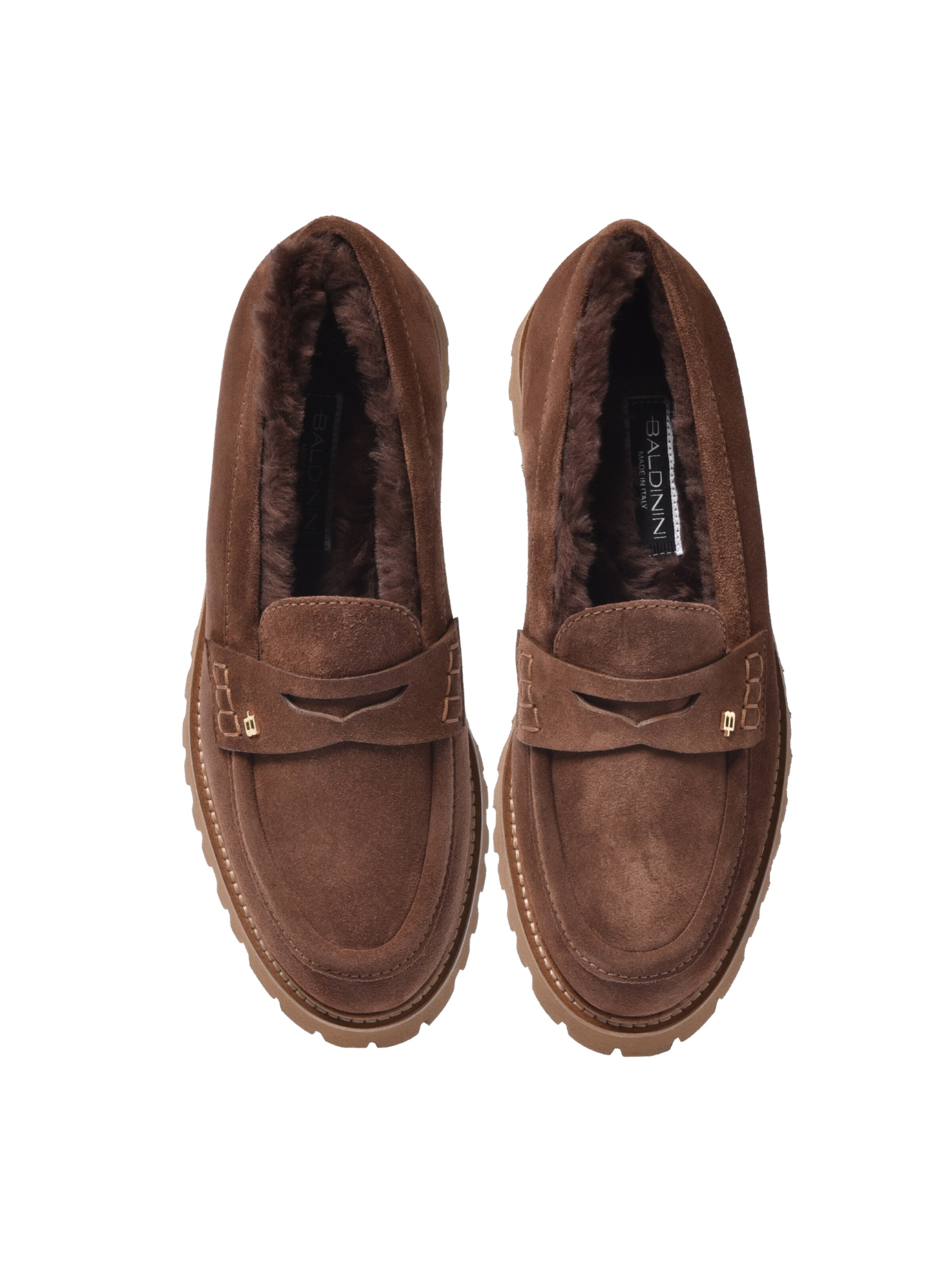 BALDININI Mocassins in Bruin
