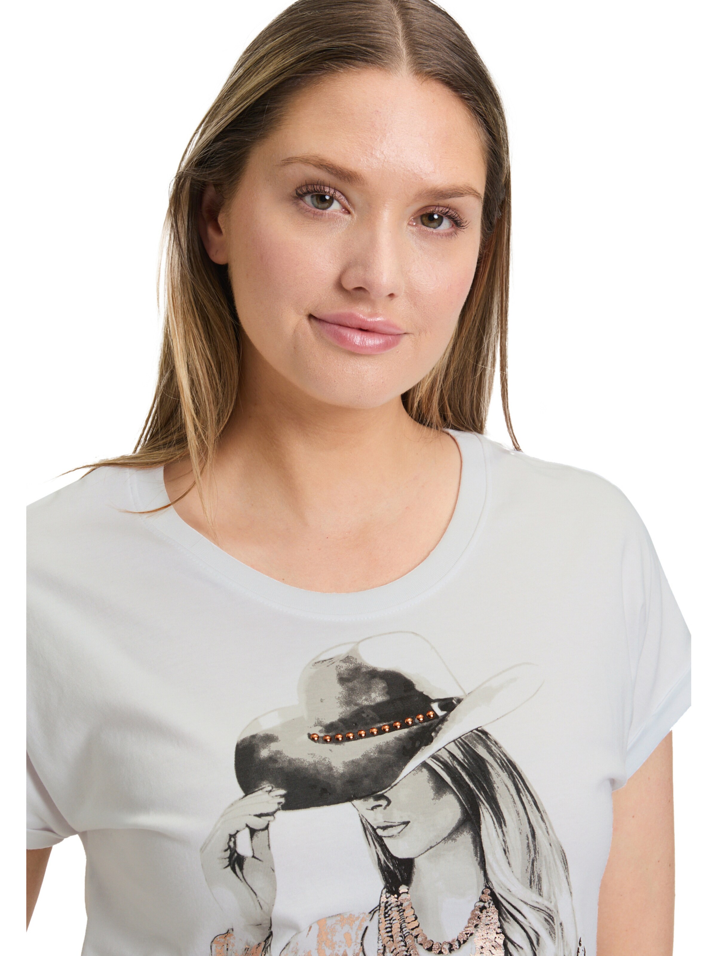 T-shirt Betty Barclay en blanc