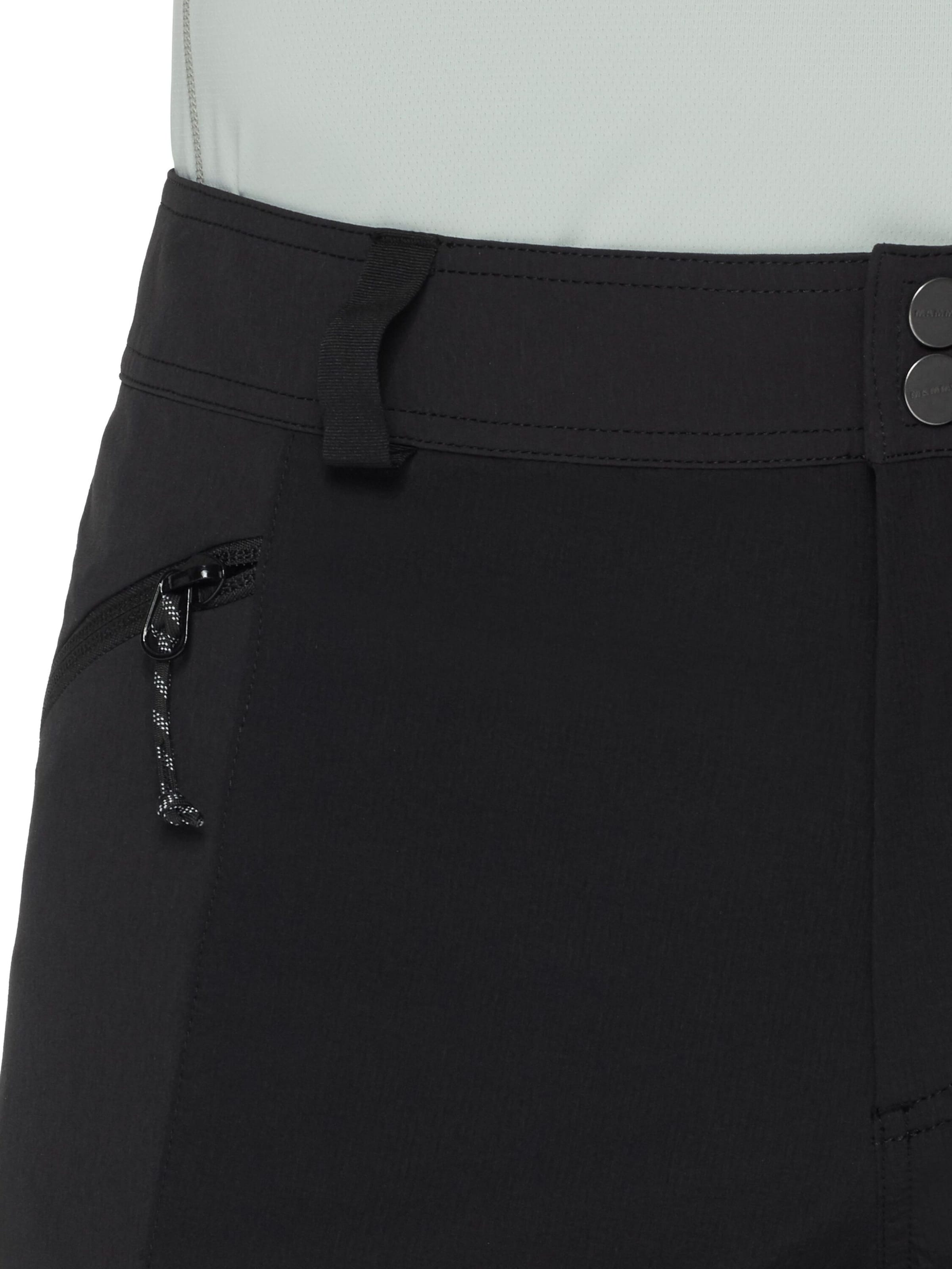 MAMMUT Regular Outdoor Pants 'Ducan' in Black