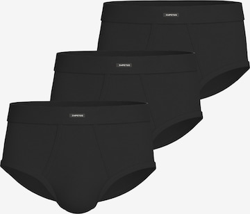 Slip IMPETUS en noir : devant