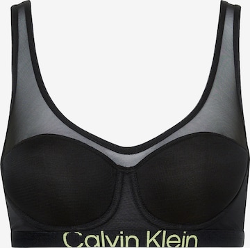 Calvin Klein Underwear Bralette Bra in Black: front