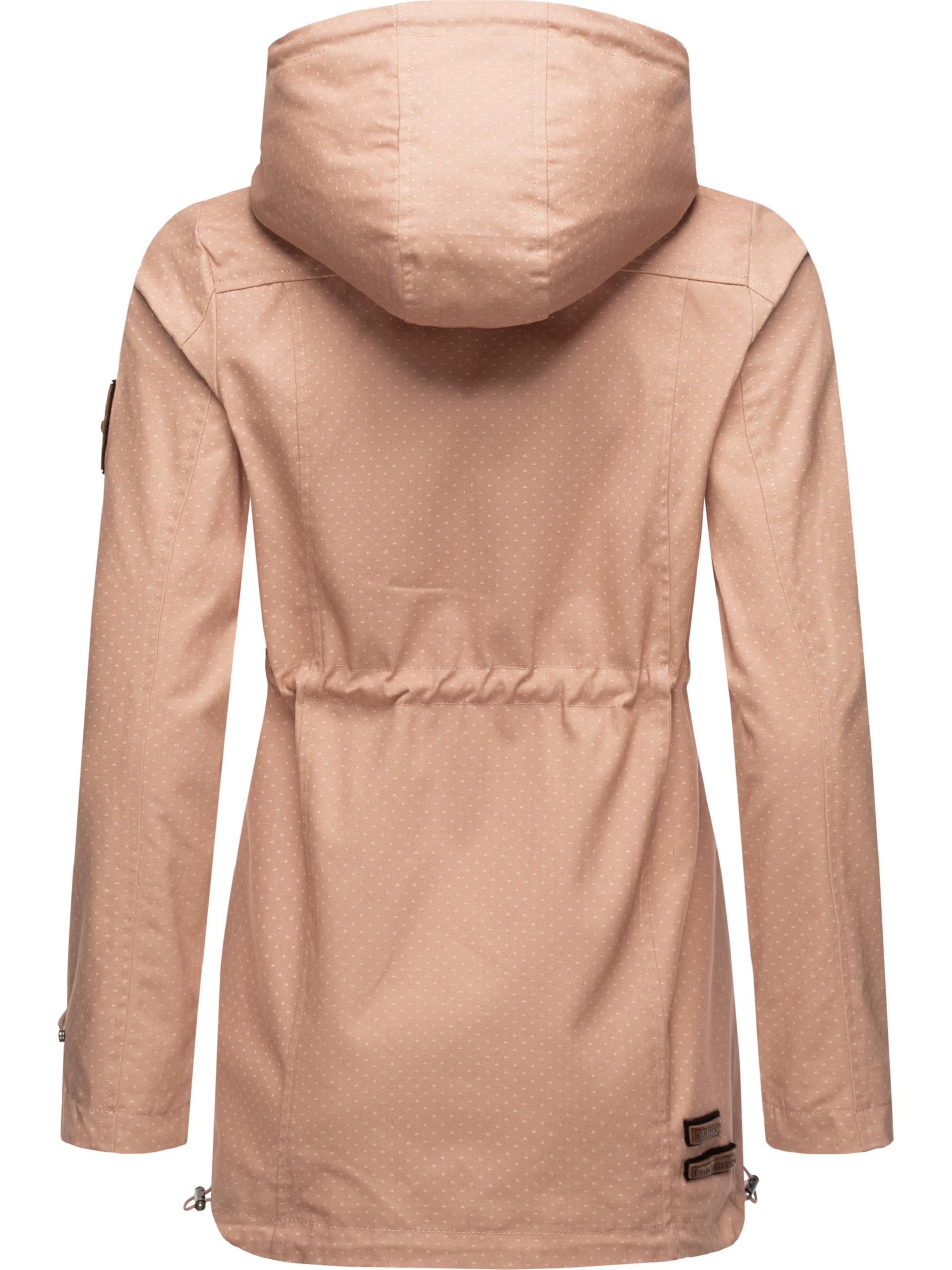 MARIKOO Between-seasons parka 'Nyokoo' in Pink