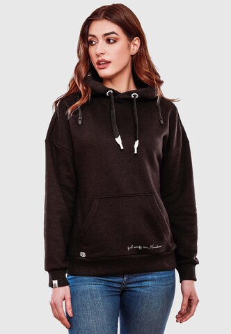 NAVAHOO Sweatshirt 'Zuckerbärchen' in Black: front