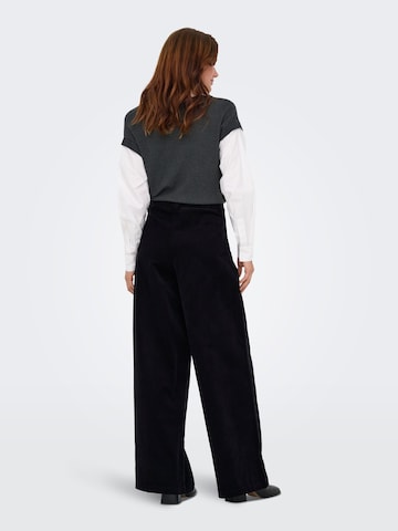 Loosefit Pantalon à pince 'ONLSVEA-NESSA' ONLY en noir