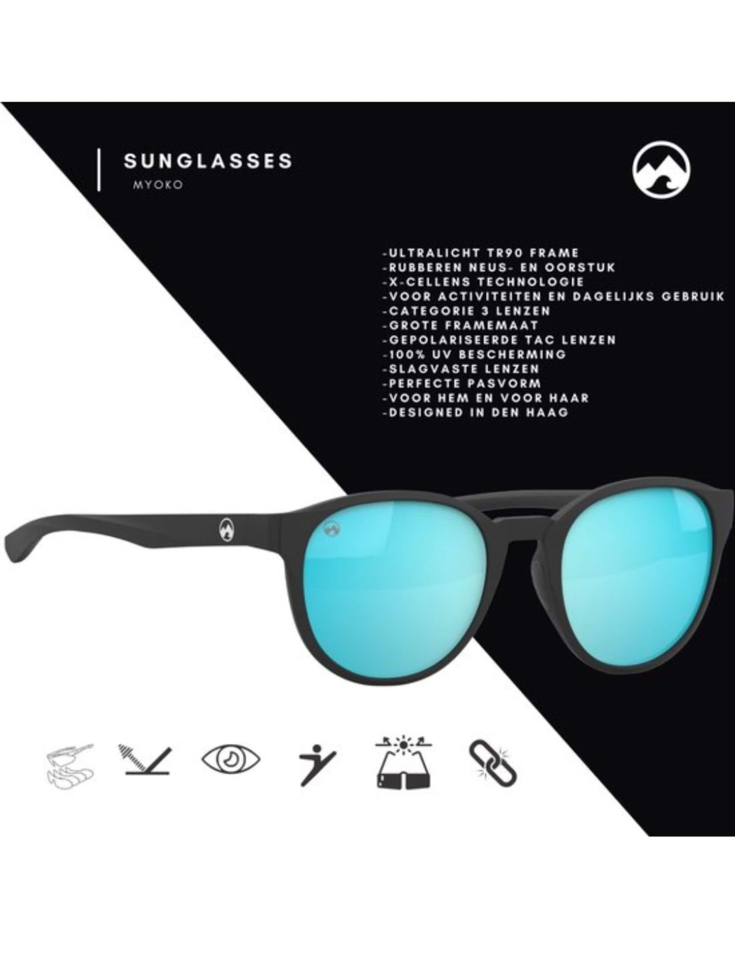 Mowmow Sportsolglasögon 'MowMow Niseko Sunglasses - Polarized - Men - Women' i blå