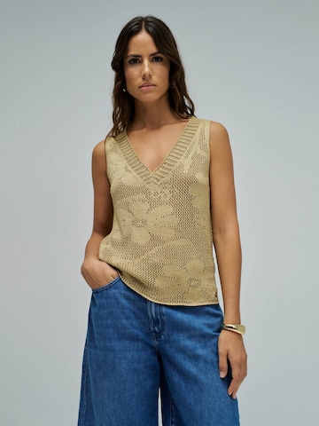 Haut Salsa Jeans en or : devant