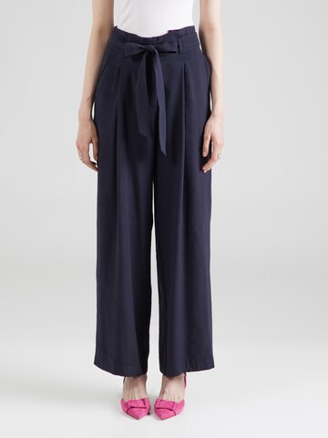 ABOUT YOU Wide leg Broek in Blauw: voorkant