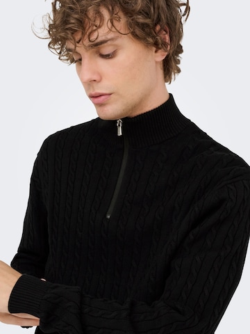 Only & Sons Pullover 'ONSLoui' i sort