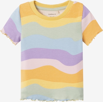 NAME IT Shirt 'HERMINA' in de kleur Lichtblauw / Geel / Lichtlila / Rosa, Productweergave