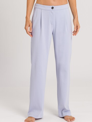 Hanro Regular Pants ' Pure Comfort ' in Blue: front