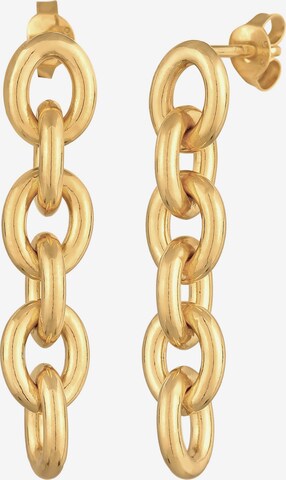 ELLI Earrings 'Chunky' in Gold: front
