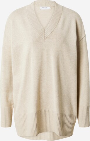 MSCH COPENHAGEN Sweater 'Odanna' in Beige: front