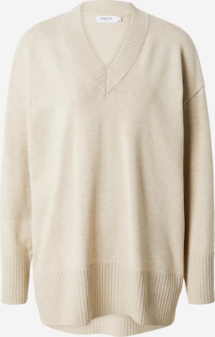MOSS COPENHAGEN Sweater 'Odanna' in Beige: front