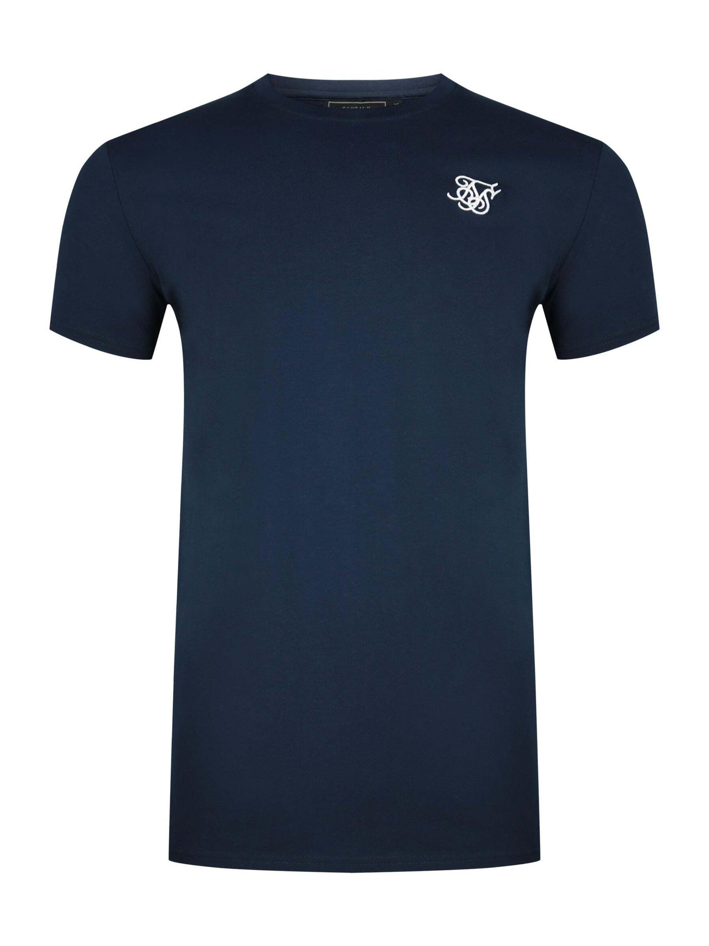 SikSilk Shirt 'Essentials' in Blau