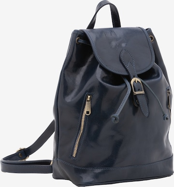 Viola Castellani Schultertasche in Blau: Vorderseite