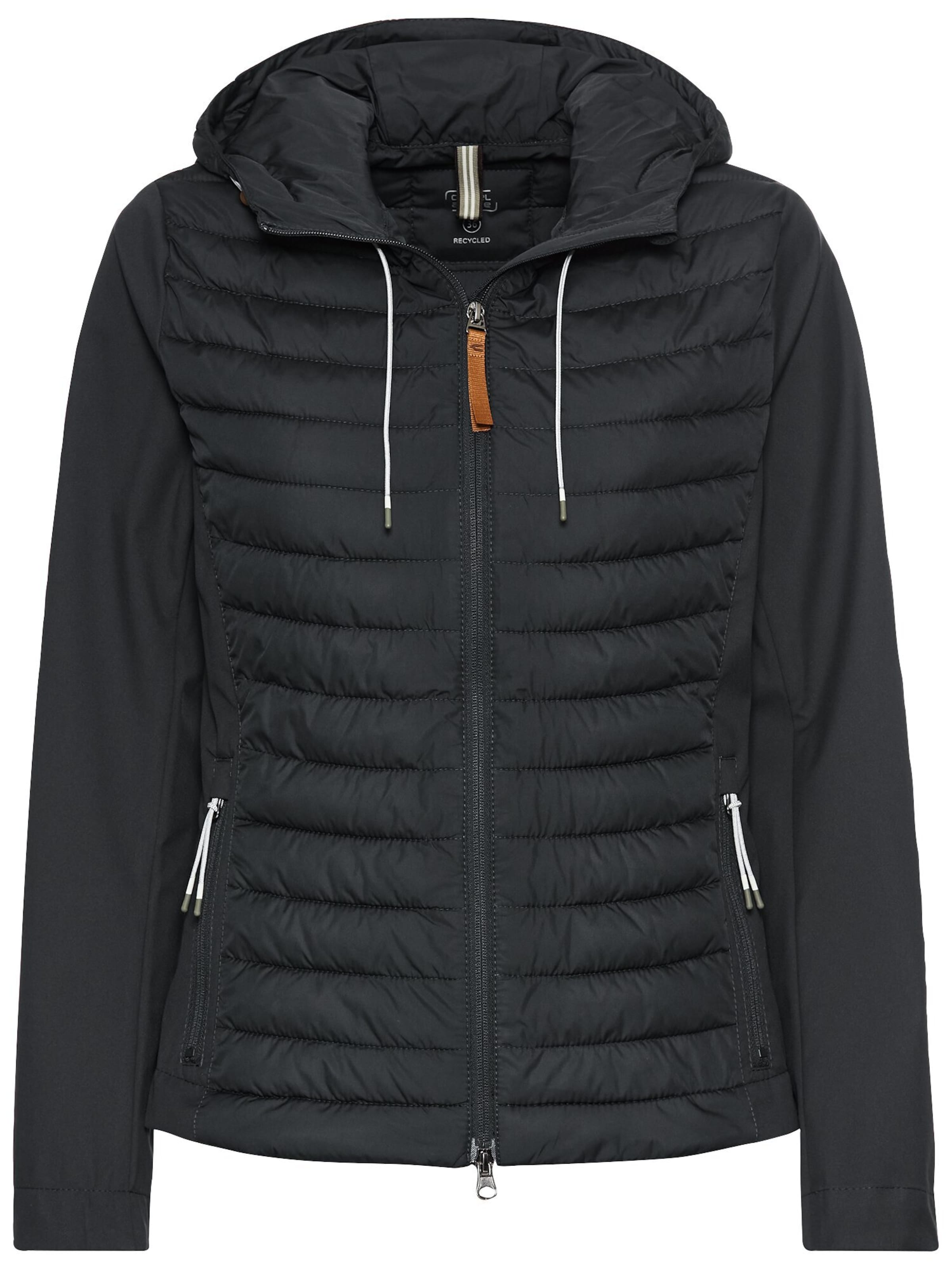 CAMEL ACTIVE Steppjacke aus recyceltem Polyester in Blau: Vorderseite