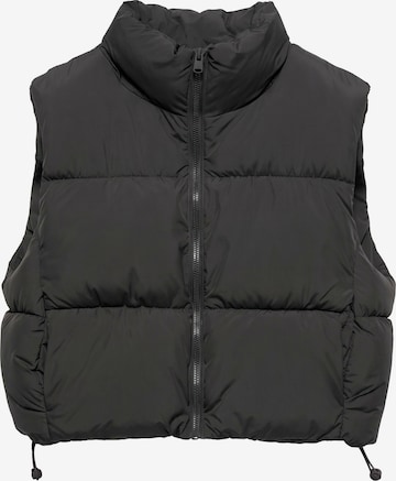 Vestă de la Pull&Bear pe negru: față