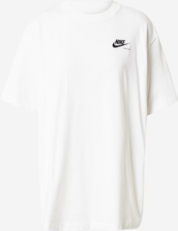 Maglietta di Nike Sportswear in bianco: frontale