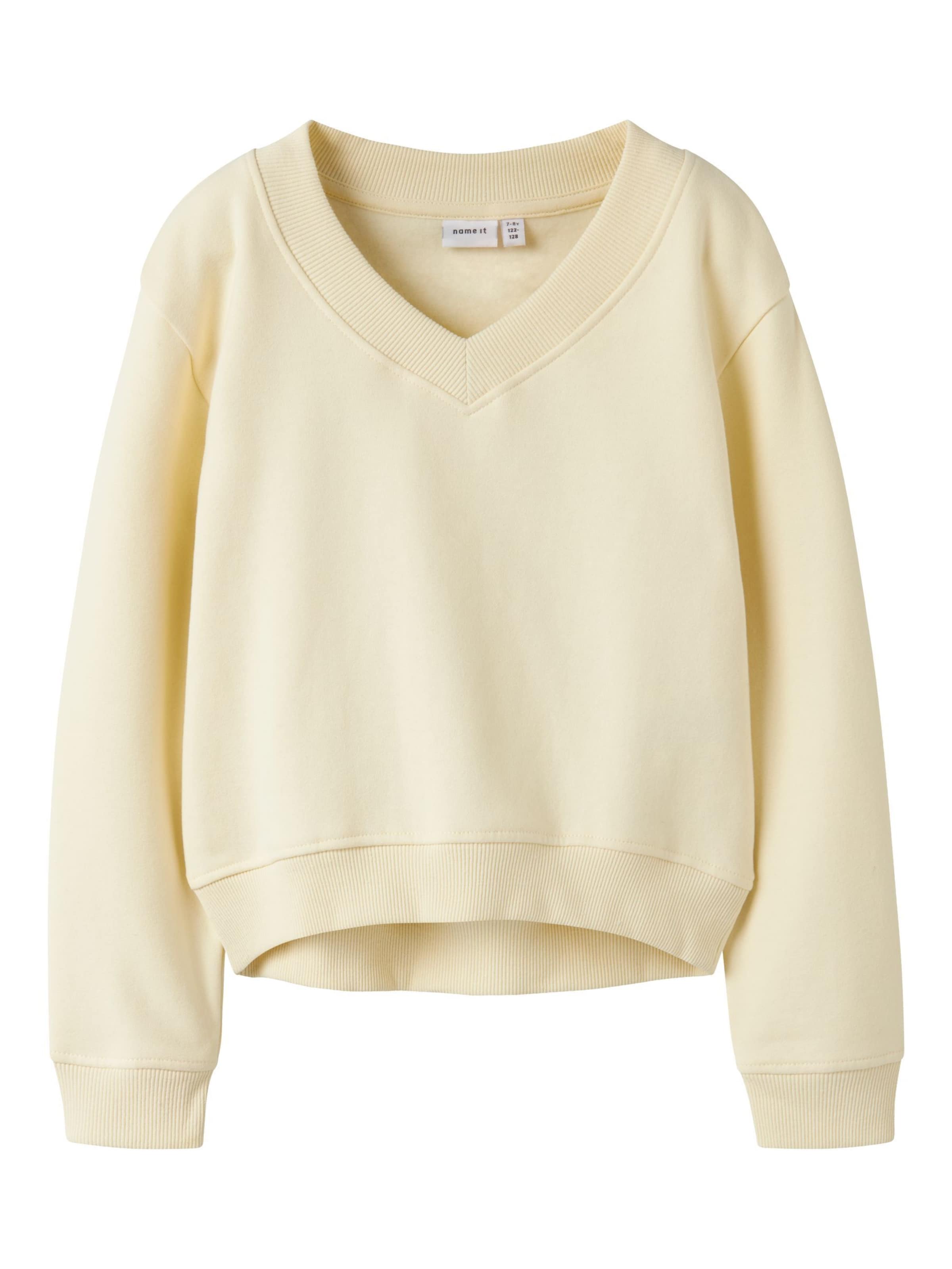 Sweat-shirt NAME IT en jaune : devant