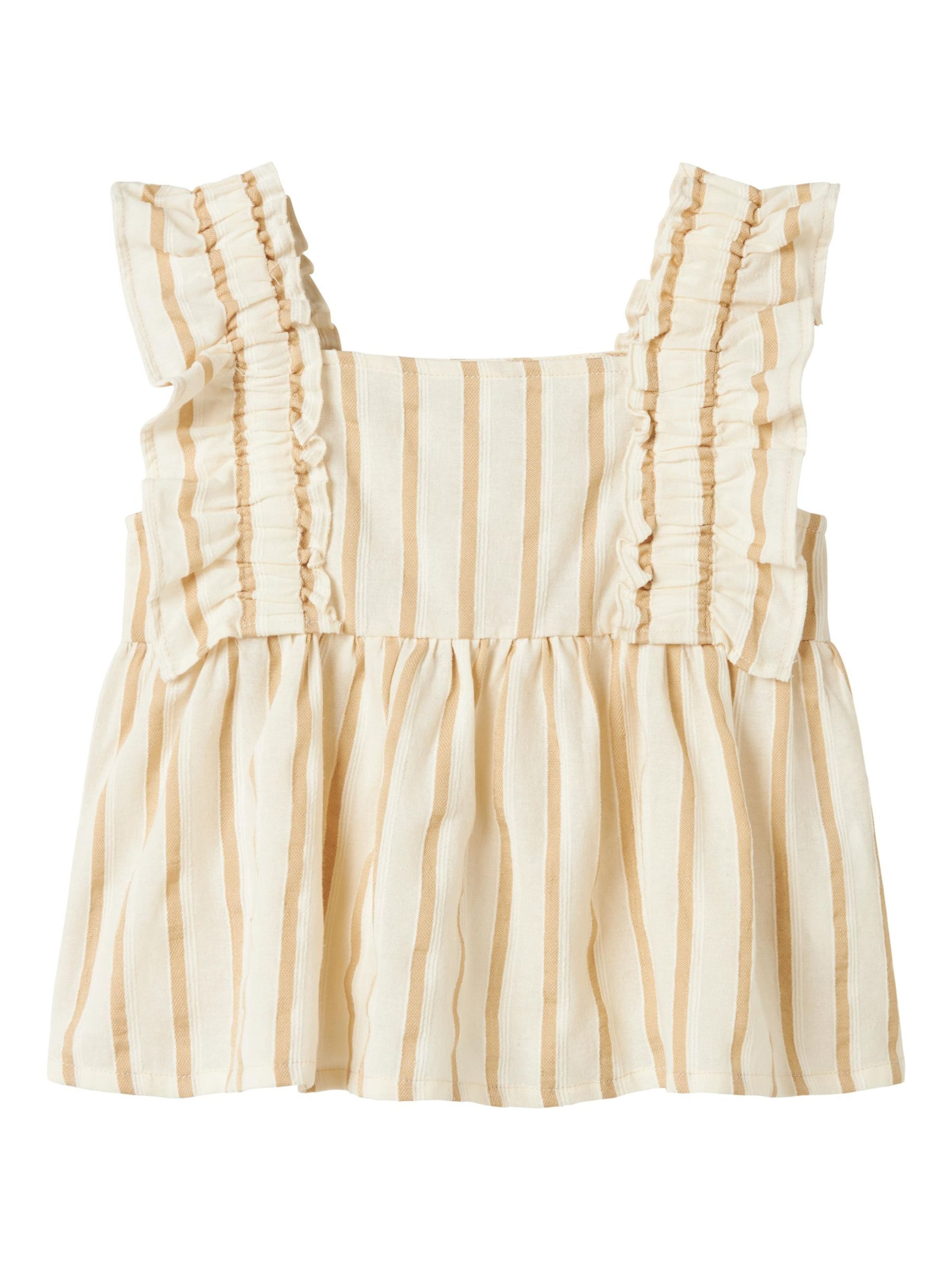 NAME IT Top in Beige: front