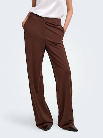 ONLY Wide Leg Housut 'ONLPOPTRASH-TAILORED' värissä punainen: etupuoli