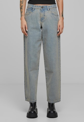 Urban Classics Loose fit Jeans '90´s' in Blue: front