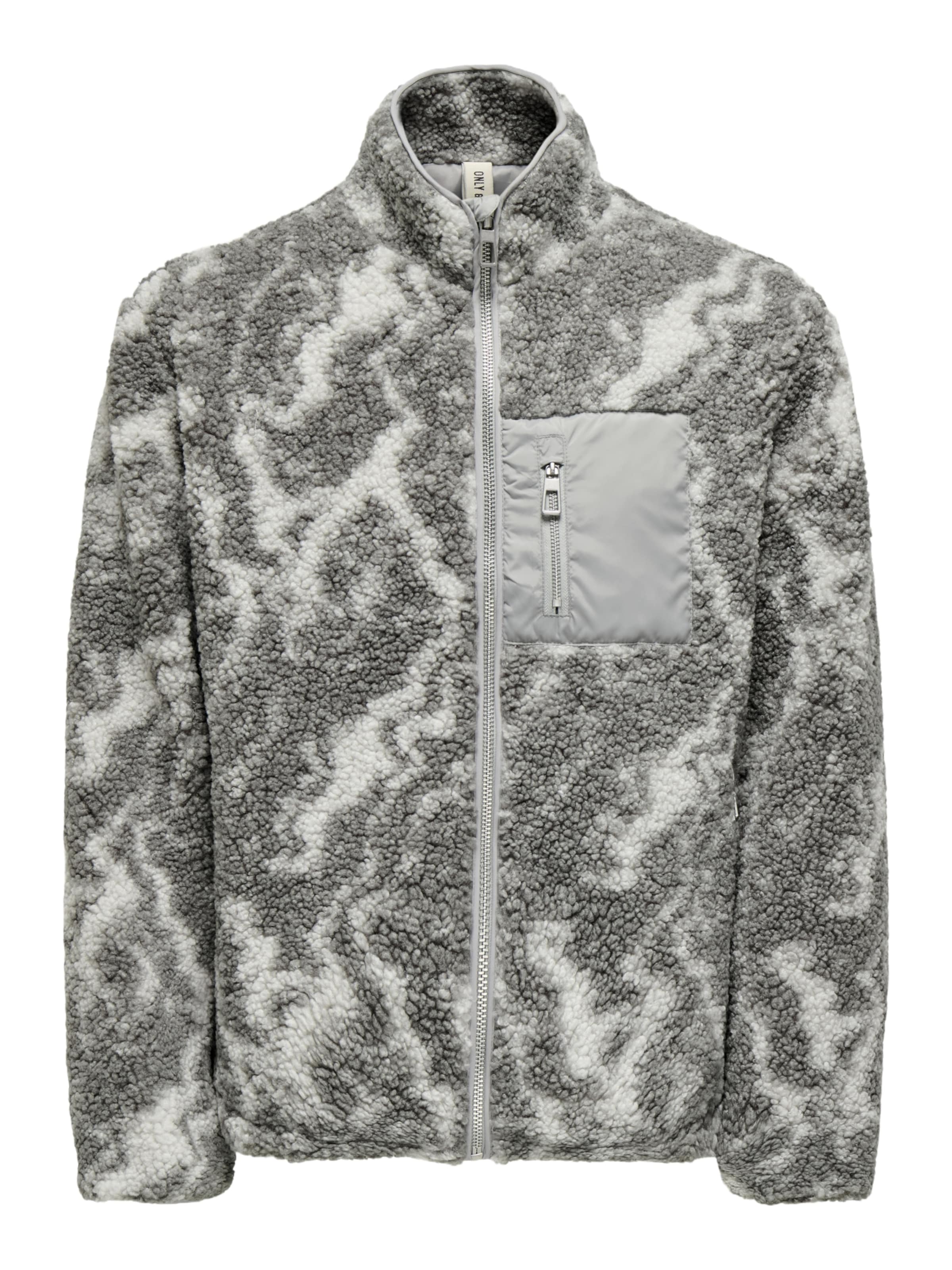 Only & Sons Between-season jacket 'JAIMY' in Grey / White, Item view