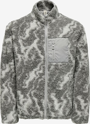 Veste mi-saison 'JAIMY' Only & Sons en gris : devant