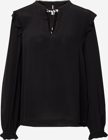 TOMMY HILFIGER Blouse in Black: front