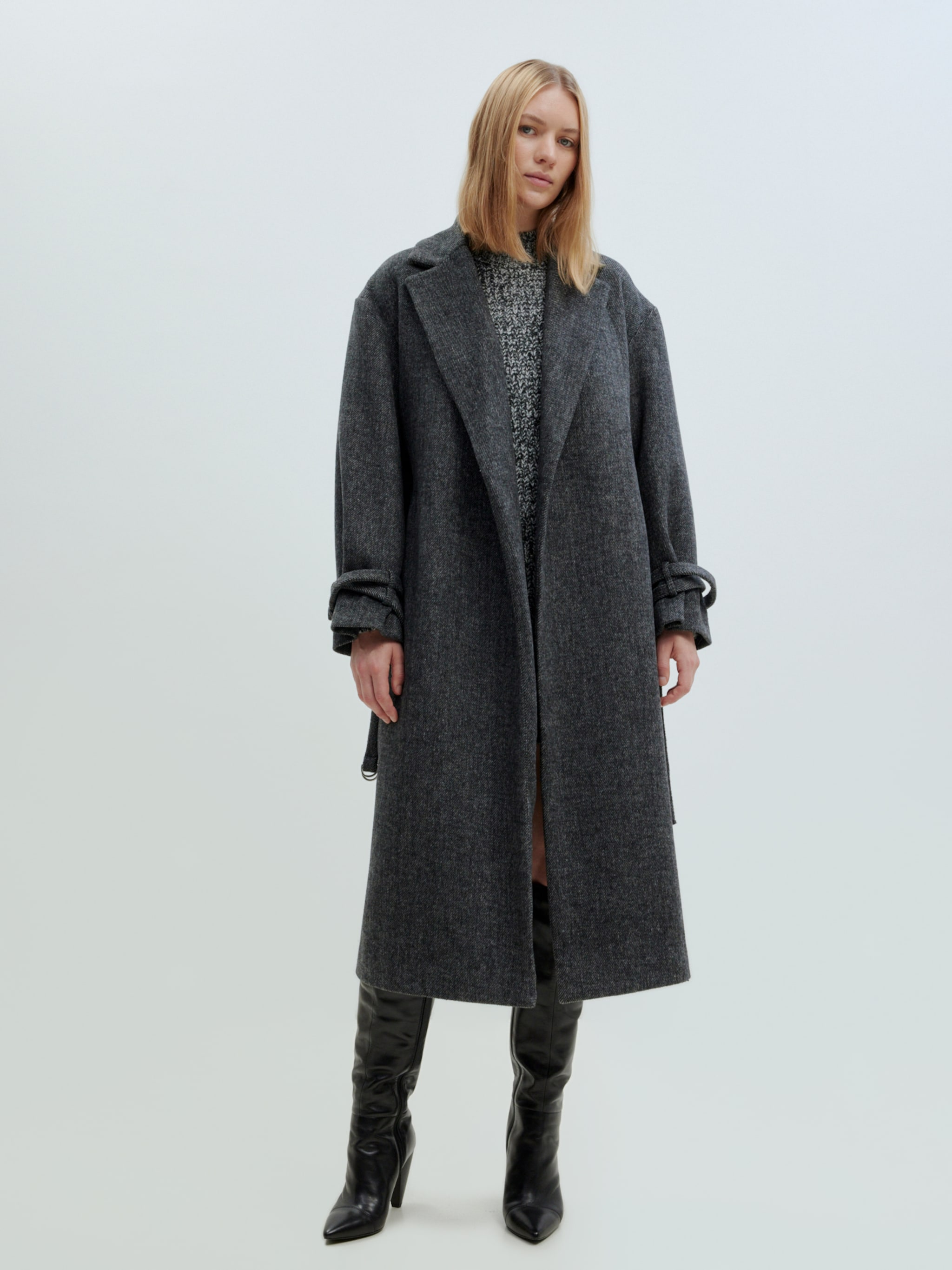 EDITED Producten Tussenmantel 'Mareile' Donkergrijs